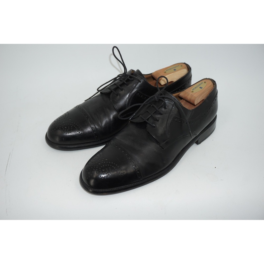 Mezlan Shoes Men's Size 12 Black Quinto‎ Cap Toe Oxford Dress Leather Formal